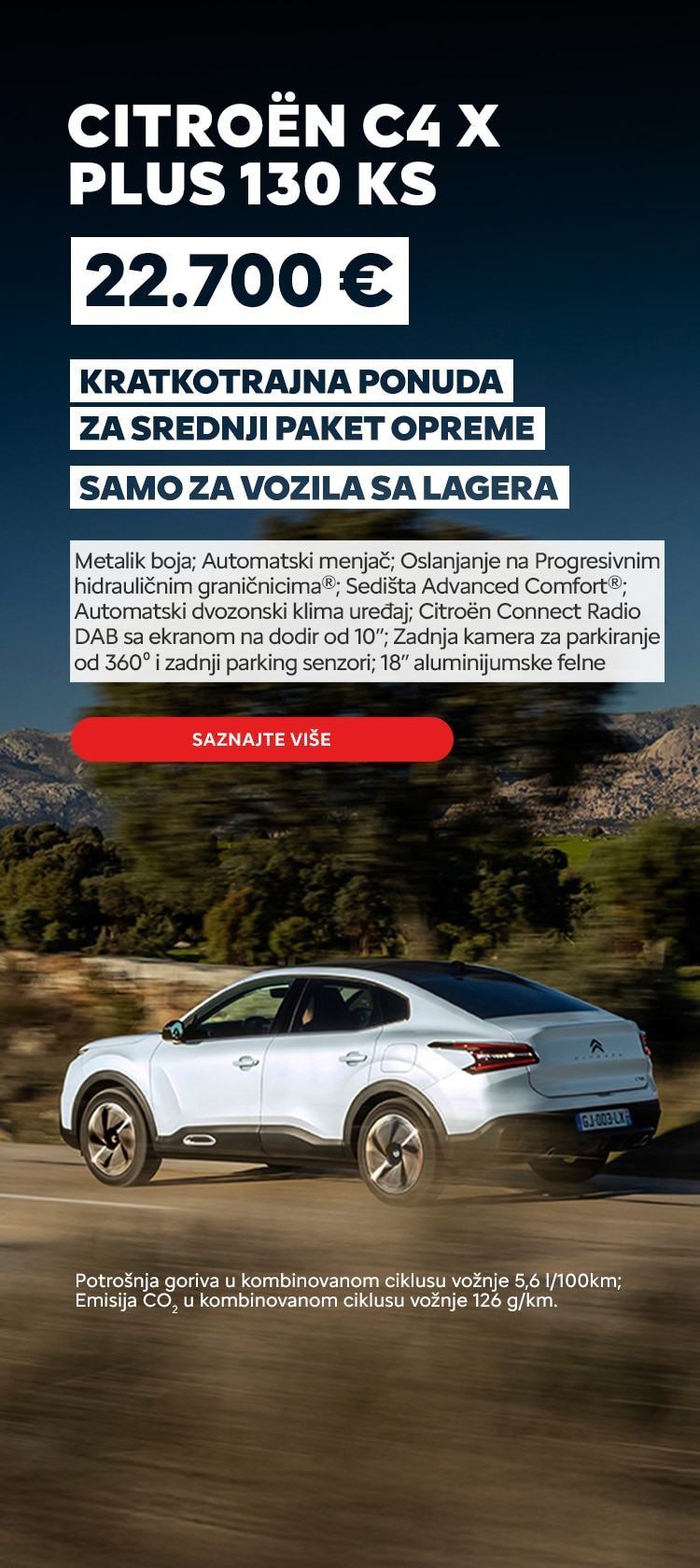 Blue ë-Berlingo drive on roads by the sea